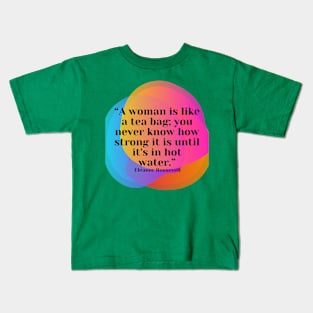 quote Eleanor Roosevelt Kids T-Shirt